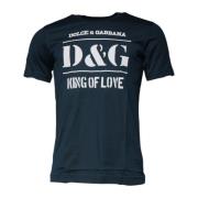 King Of Love Grafisk Print T-skjorte