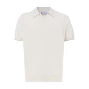 Bomull Strikket Polo Skjorte Slim Fit