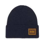 Marineblå Ull Beanie Lue