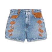 Casual Denim Shorts for Kvinner