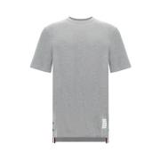 Stripete Crew Neck Bomull T-skjorte