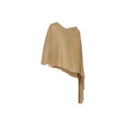 Beige Silke Melone Stole