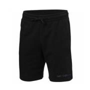 Sort Bomull Shifted Shorts