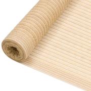 vidaXL Skjermnett beige 1x25 m HDPE 150 g/m²