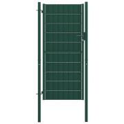 vidaXL Hageport PVC og stål 100x204 cm grønn