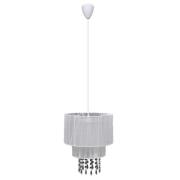 Taklampe/lysekrone crystal hvit