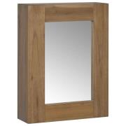 vidaXL Speilskap 30x10x40 cm heltre teak