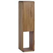 vidaXL Veggmontert baderomsskap 25x25x100 cm heltre teak