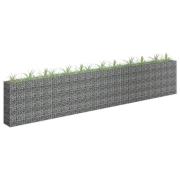 vidaXL Gabion høybed galvanisert stål 450x30x90 cm