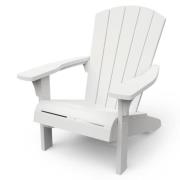 Keter Adirondack-stol Troy hvit