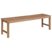 vidaXL Hagebenk 150 cm heltre teak