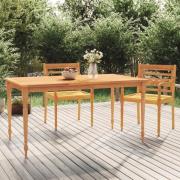 vidaXL Bataviabord 200x100x75 cm heltre teak