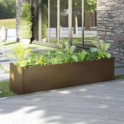 vidaXL Plantekasse honningbrun 200x50x50 cm heltre furu