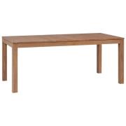 vidaXL Spisebord heltre teak med naturlig etterbehandling 180x90x76 cm