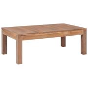 vidaXL Salongbord heltre teak naturlig etterbehandling 110x60x40 cm