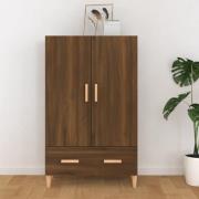 vidaXL Highboard brun eik 70x31x115 cm konstruert tre