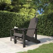 vidaXL Adirondack hagestol HDPE antrasitt