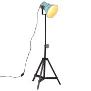 vidaXL Gulvlampe 25 W denimblå 35x35x65/95 cm E27