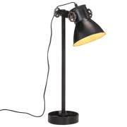 vidaXL Skrivebordslampe 25 W svart 15x15x55 cm E27