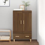 vidaXL Highboard brun eik 70x31x115 cm konstruert tre