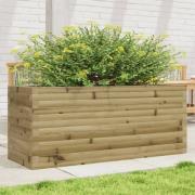 vidaXL Plantekasse 110x40x46 cm impregnert furu