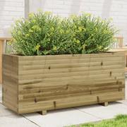 vidaXL Plantekasse 110x40x49,5 cm impregnert furu