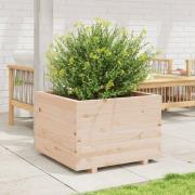 vidaXL Plantekasse 70x70x49,5 cm heltre furu