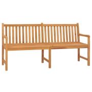 vidaXL Hagebenk 180 cm heltre teak