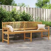 vidaXL Hagebenk 228x59,5x90 cm heltre teak