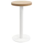 vidaXL Bistrobord lysebrun 40 cm MDF