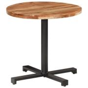 vidaXL Bistrobord rundt Ø80x75 cm heltre akasie