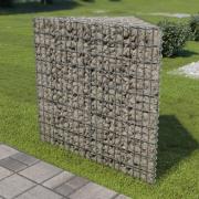 vidaXL Gabion høybed galvanisert stål 75x75x100 cm