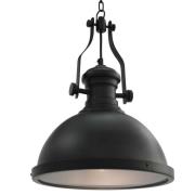 vidaXL Taklampe svart rund E27