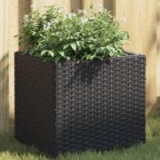 vidaXL Plantekasser 2 stk svart 36x30x32 cm polyrotting