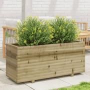 vidaXL Plantekasse 110x40x49,5 cm impregnert furu