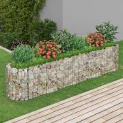 vidaXL Gabion høybed galvanisert jern 260x50x50 cm