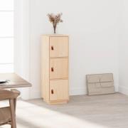 vidaXL Highboard 34x40x108,5 cm heltre furu