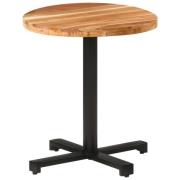 vidaXL Bistrobord rundt Ø70x75 cm heltre akasie