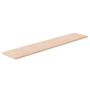 vidaXL Hylleplate 100x20x1,5 cm ubehandlet heltre eik