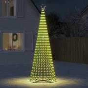 vidaXL Juletre lyskjegle 688 LED varmhvit 300 cm