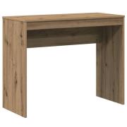 vidaXL Skrivebord artisan eik 90x40x72 cm konstruert tre