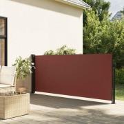 vidaXL Uttrekkbar sidemarkise 140x600 cm brun