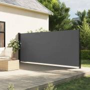 vidaXL Uttrekkbar sidemarkise antrasitt 180x300 cm