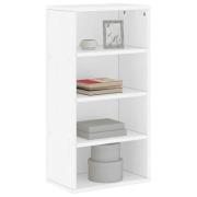 vidaXL Sideskap ODDA hvit 40x24x79 cm heltre furu