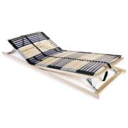 vidaXL Spilebase med 42 lameller 7 soner 70x200 cm