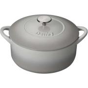 Denby Natural Canvas Rund Støpejernsgryte 26cm 5,2 l