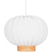 Globen Lighting Pendel Yokohama, 30 cm, hvit/natur