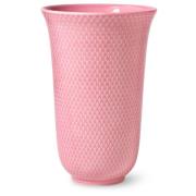 Lyngby Porcelæn Rhombe Color vase, 20 cm, pinkki