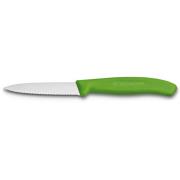 Victorinox Tagget Skrellekniv 8 cm Nylonhåndtak Grønn