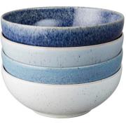 Denby Studio Blue Flingskål 17 cm, 4-Pack